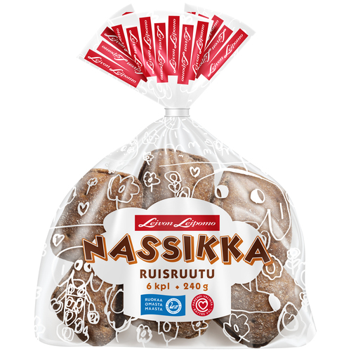 Nassikka Ruisruutu 6 kpl