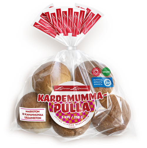 Kardemummapulla 250g 5 kpl